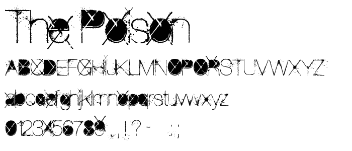 the Poison font